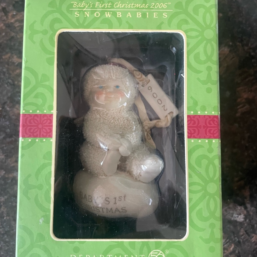 Department 56 Snowbabies Celebrations Ornament - Green